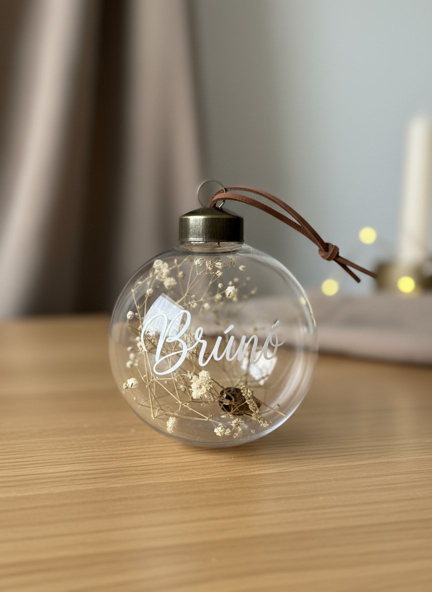 Egyedi feliratos, neves karácsonyfadísz - Image 2